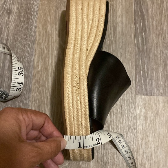 New J Crew Platform Women’s Black Slip On Sandals - Picture 10 of 10